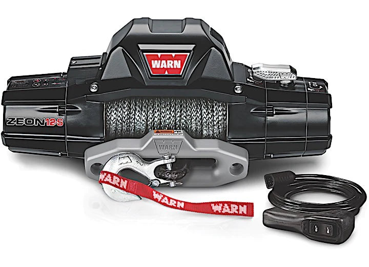 Warn ZEON 12-S Recovery 12000lb Winch with Spydura Synthetic Rope