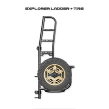 Load image into Gallery viewer, Owl Vans Explorer Ladder + Tire Carrier for 2019-Present Sprinter Van
