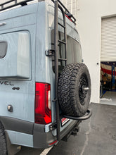 Load image into Gallery viewer, Owl Van Engineering Ladder + Tire Carrier - Aluminum New Sprinter VS30 (2019+)

