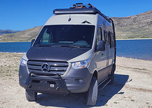 Load image into Gallery viewer, Aluminess 2020+ Mercedes Sprinter Baja Front Winch Bumper with Receiver Hitch
