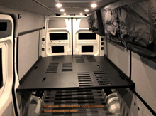 Load image into Gallery viewer, MOAB Elevator Bed - Sprinter - Black Hex Top

