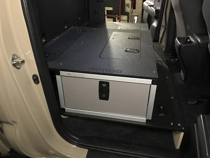 Goose Gear Toyota Tacoma 2005-Present 2nd and 3rd Gen Double Cab Second Row Single Drawer Module 60% Passenger Side