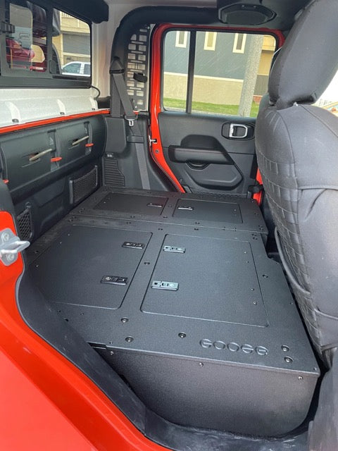 Jeep Gladiator 2019-Present JT 4 Door - Second Row Seat Delete - High Platform