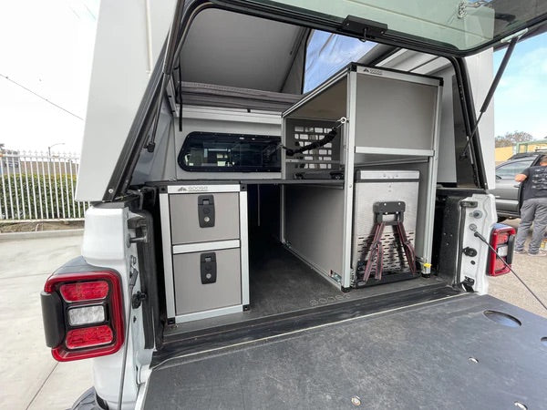 Goose Gear Camper System - Midsize Truck 5ft & 6ft Bed - Passenger Side Rear Icebox Module