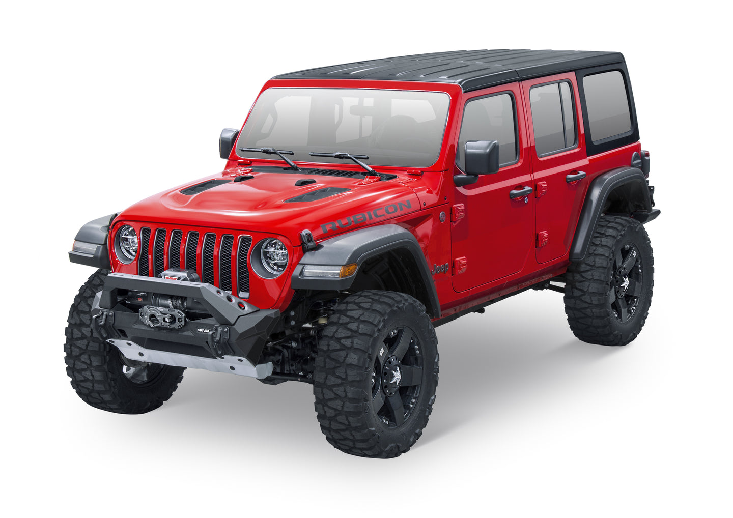 RIVAL Front Stubby Aluminum Bumper for Jeep JL