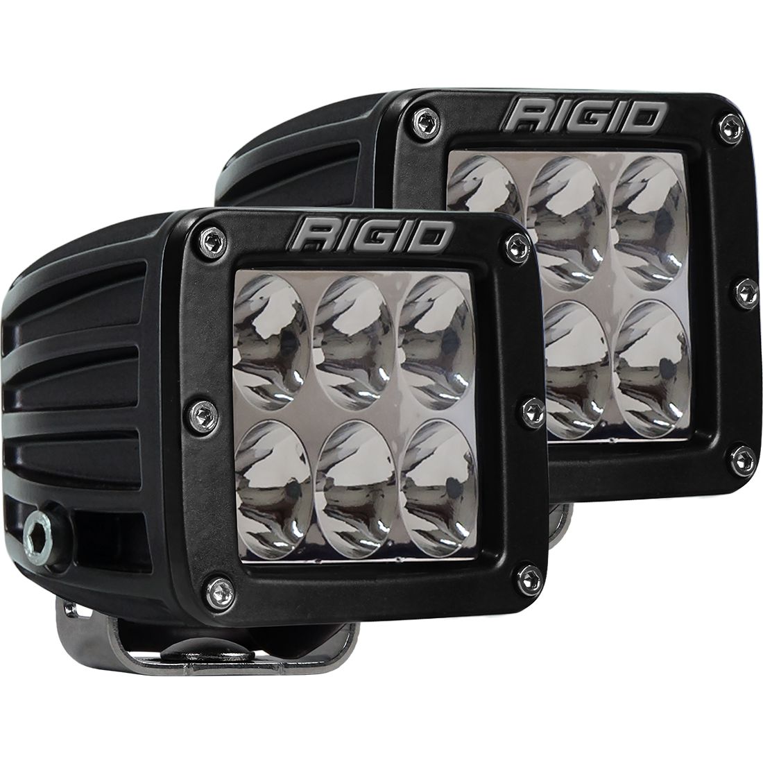 Rigid Industries D-Series Pro Specter Driving Surface Mount Black - SINGLE LIGHT