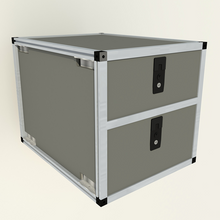 Load image into Gallery viewer, Goose Gear- Double Drawer Module (19 3/16&quot; Wide X 28&quot; Depth)
