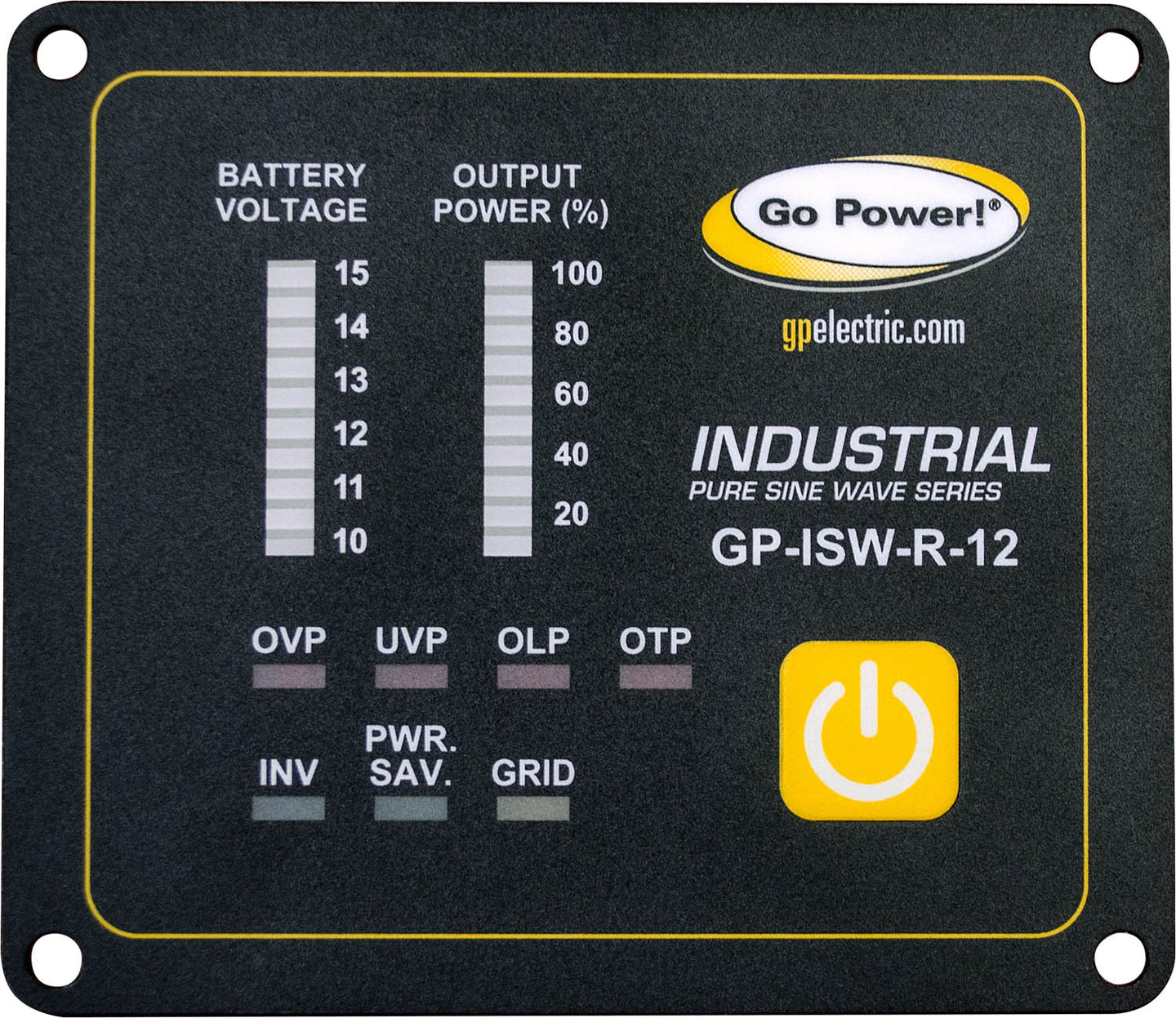 Go Power!- Industrial Pure Sine Wave Inverter Remote 200-3000 Watt