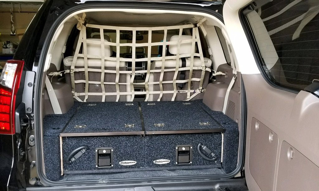 Dobinsons Rear Dual Roller Drawer System For Lexus GX460(With rear A/C System) With Fridge Slide and Side Panels