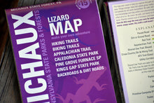 Load image into Gallery viewer, Purple Lizard Michaux Lizard Map
