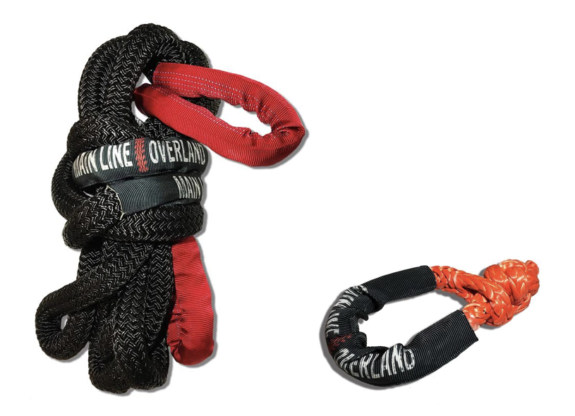 MLO Kinetic Recovery Rope & Soft Shackle Bundle
