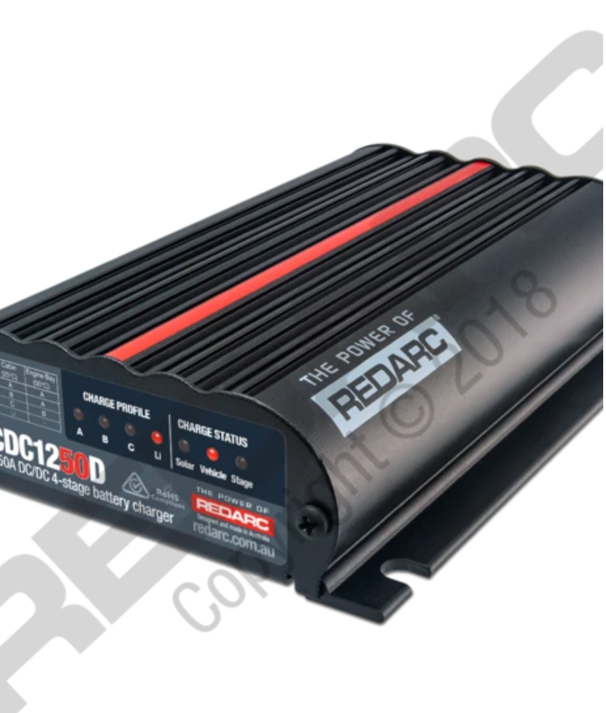 REDARC- Dual Input 50A In-Vehicle DC Battery Charger