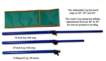Load image into Gallery viewer, TemboTusk Adjustable Leg Skottle Grill Kit

