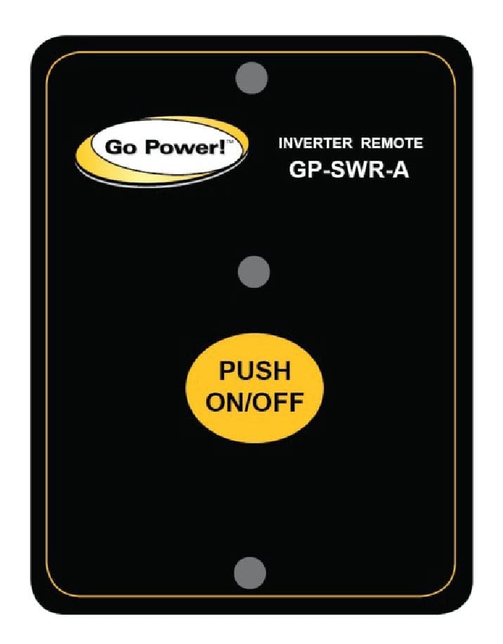 Go Power!- Pure Sine Wave Inverter Remote GP-SWR-A